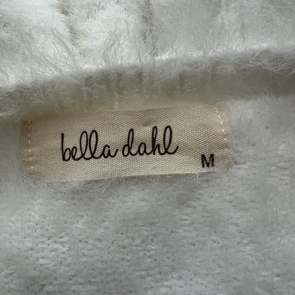Anthroplogie Bella Dahl oversized Fuzzy Longline Cardigan Sweater Sz M Pockets - Picture 8 of 12